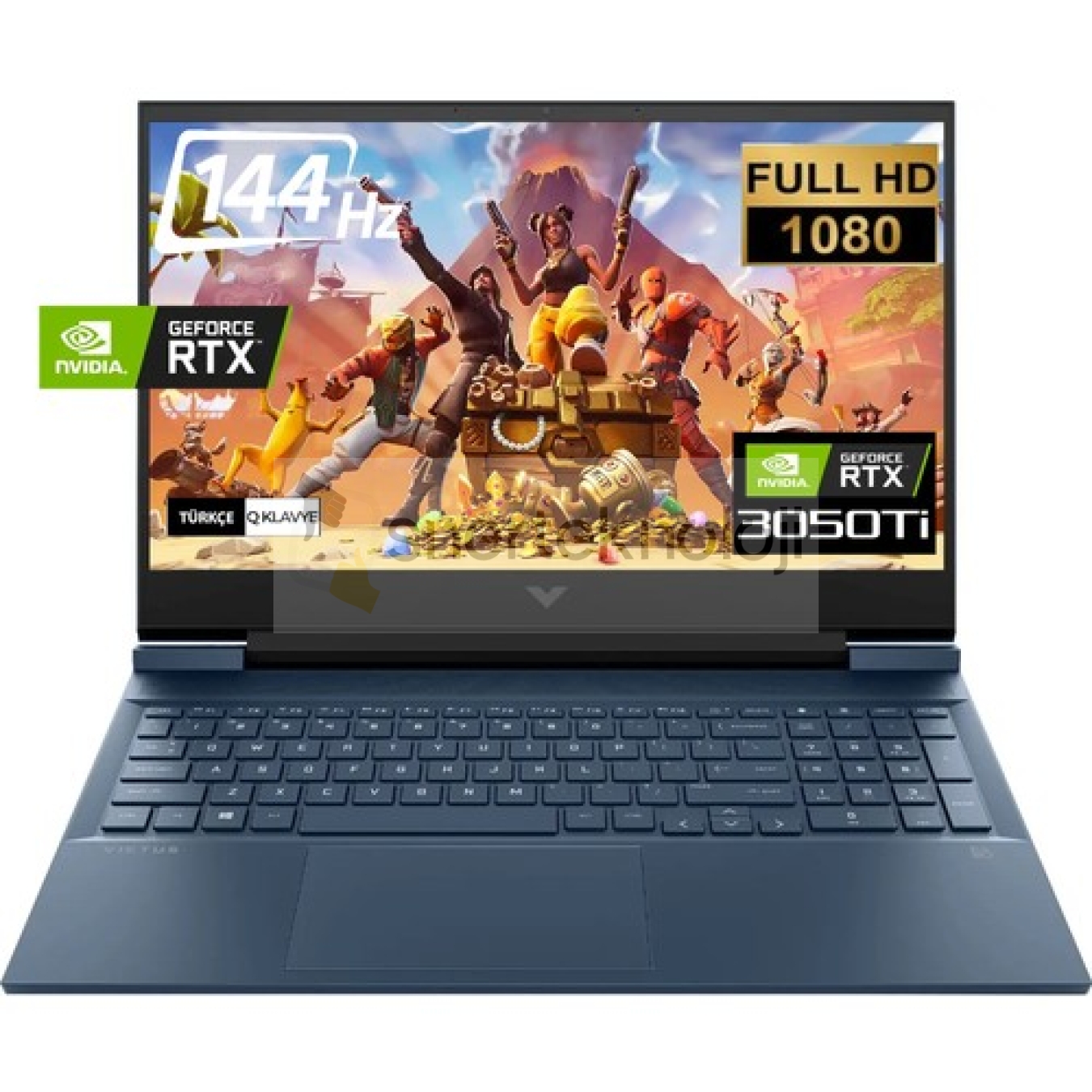 Hp Victus Gaming 16-E1006NT Amd Ryzen 7 5800H 16GB Ram 1tb SSD 4gb RTX3050Tİ Freedos 16.1" Fhd 144Hz Bilgisayar 